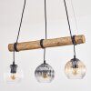 Koyoto Lampa wisząca, Kula świetlna, Lampa wisząca Ecru, Czarny, 3-punktowe
