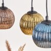 Koyoto lampa wisząca, kula świetlna, lampa wisząca kolory naturalne, czarny, 3-punktowe