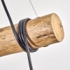 Ripoll Lampa wisząca, Kula świetlna, Lampa wisząca Ecru, Czarny, 3-punktowe