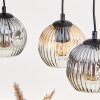 Ripoll lampa wisząca, kula świetlna, lampa wisząca kolory naturalne, czarny, 3-punktowe