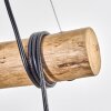 Ripoll lampa wisząca, kula świetlna, lampa wisząca kolory naturalne, czarny, 3-punktowe