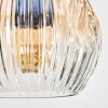 Ripoll lampa wisząca, kula świetlna, lampa wisząca kolory naturalne, czarny, 3-punktowe