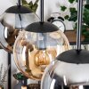 Gastor Lampa wisząca, Kula świetlna, Lampa wisząca W kolorze bursztynu, Przydymiony, 3-punktowe