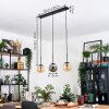 Gastor lampa wisząca, kula świetlna, lampa wisząca bursztynowy, przydymiony, 3-punktowe