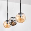 Gastor Lampa wisząca, Kula świetlna, Lampa wisząca W kolorze bursztynu, Przydymiony, 3-punktowe