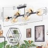 Ripoll Lampa sufitowa, Kula świetlna W kolorze bursztynu, Przezroczysty, 10-punktowe