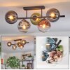 Gastor lampa sufitowa, kula świetlna niebeieski, chrom, zielony, przezroczysty, miedziany, przydymiony, 5-punktowe