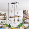 Koyoto Lampa wisząca, Kula świetlna, Lampa wisząca Ecru, Czarny, 3-punktowe