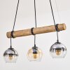 Koyoto Lampa wisząca, Kula świetlna, Lampa wisząca Ecru, Czarny, 3-punktowe