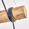 Koyoto lampa wisząca, kula świetlna, lampa wisząca kolory naturalne, czarny, 3-punktowe