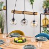 Koyoto lampa wisząca, kula świetlna, lampa wisząca kolory naturalne, czarny, 3-punktowe
