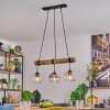 Koyoto lampa wisząca, kula świetlna, lampa wisząca kolory naturalne, czarny, 3-punktowe
