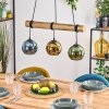 Koyoto Lampa wisząca, Kula świetlna, Lampa wisząca Ecru, Czarny, 3-punktowe