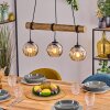 Koyoto lampa wisząca, kula świetlna, lampa wisząca kolory naturalne, czarny, 3-punktowe