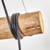 Koyoto lampa wisząca, kula świetlna, lampa wisząca kolory naturalne, czarny, 3-punktowe