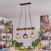 Koyoto lampa wisząca, kula świetlna, lampa wisząca kolory naturalne, czarny, 3-punktowe
