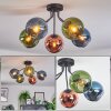 Koyoto lampa sufitowa, kula świetlna 52 cm niebeieski, zielony, miedziany, 5-punktowe