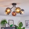Koyoto lampa sufitowa, kula świetlna 52 cm niebeieski, zielony, przezroczysty, miedziany, 5-punktowe