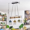 Koyoto Lampa wisząca, Kula świetlna, Lampa wisząca Ecru, Czarny, 3-punktowe