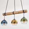 Koyoto Lampa wisząca, Kula świetlna, Lampa wisząca Ecru, Czarny, 3-punktowe