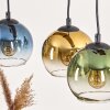 Koyoto lampa wisząca, kula świetlna, lampa wisząca kolory naturalne, czarny, 3-punktowe