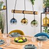 Koyoto lampa wisząca, kula świetlna, lampa wisząca kolory naturalne, czarny, 3-punktowe