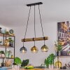 Koyoto lampa wisząca, kula świetlna, lampa wisząca kolory naturalne, czarny, 3-punktowe