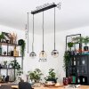 Gastor lampa wisząca, kula świetlna, lampa wisząca bursztynowy, przezroczysty, przydymiony, 3-punktowe