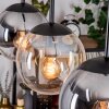 Gastor lampa wisząca, kula świetlna, lampa wisząca bursztynowy, przezroczysty, przydymiony, 3-punktowe