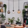 Gastor Lampa wisząca, Kula świetlna, Lampa wisząca W kolorze bursztynu, Przezroczysty, Przydymiony, 3-punktowe