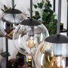 Gastor Lampa wisząca, Kula świetlna, Lampa wisząca W kolorze bursztynu, Przezroczysty, Przydymiony, 3-punktowe