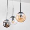 Gastor Lampa wisząca, Kula świetlna, Lampa wisząca W kolorze bursztynu, Przezroczysty, Przydymiony, 3-punktowe