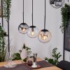 Gastor lampa wisząca, kula świetlna, lampa wisząca bursztynowy, przezroczysty, przydymiony, 3-punktowe