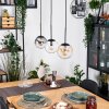 Gastor lampa wisząca, kula świetlna, lampa wisząca bursztynowy, przezroczysty, przydymiony, 3-punktowe