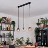 Gastor lampa wisząca, kula świetlna, lampa wisząca bursztynowy, przezroczysty, przydymiony, 3-punktowe