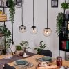 Gastor Lampa wisząca, Kula świetlna, Lampa wisząca W kolorze bursztynu, Przezroczysty, Przydymiony, 3-punktowe