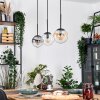 Gastor Lampa wisząca, Kula świetlna, Lampa wisząca W kolorze bursztynu, Przezroczysty, Przydymiony, 3-punktowe