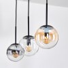 Gastor Lampa wisząca, Kula świetlna, Lampa wisząca W kolorze bursztynu, Przezroczysty, Przydymiony, 3-punktowe