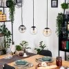 Gastor Lampa wisząca, Kula świetlna, Lampa wisząca W kolorze bursztynu, Przezroczysty, Przydymiony, 3-punktowe