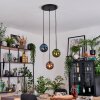 Gastor lampa wisząca, kula świetlna, lampa wisząca niebeieski, zielony, miedziany, 3-punktowe