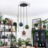 Gastor Lampa wisząca, Kula świetlna, Lampa wisząca Niebeieski, Zielony, W kolorze miedzi, 3-punktowe