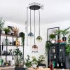 Gastor lampa wisząca, kula świetlna, lampa wisząca niebeieski, zielony, przezroczysty, miedziany, 3-punktowe