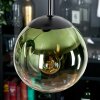 Gastor lampa wisząca, kula świetlna, lampa wisząca niebeieski, zielony, przezroczysty, miedziany, 3-punktowe