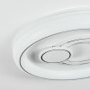 Rarel Lampa sufitowa LED Srebrny, Biały, 1-punktowy