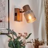 Nelar Lampa ścienna, Spot ścienny Brązowy, Chrom, 1-punktowy