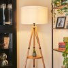 Flemming lampa stojąca kolory naturalne, czarny, 1-punktowy