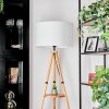 Flemming lampa stojąca kolory naturalne, czarny, 1-punktowy