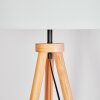Flemming lampa stojąca kolory naturalne, czarny, 1-punktowy