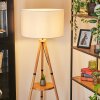 Flemming lampa stojąca kolory naturalne, czarny, 1-punktowy