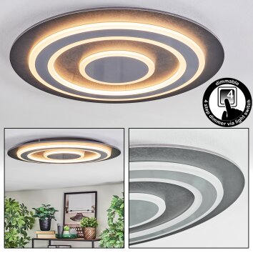 Lidor Lampa sufitowa LED Czarny, 1-punktowy